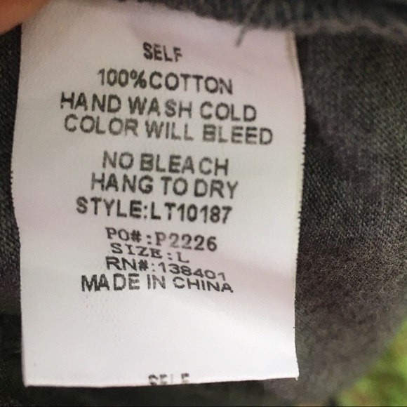 LLove · Cotton Tunic T-Shirt Dress Sz L - Picture 8 of 8